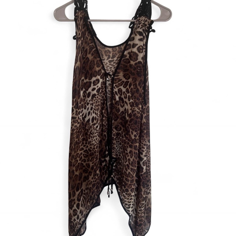 Leopard Print Women's Vest
